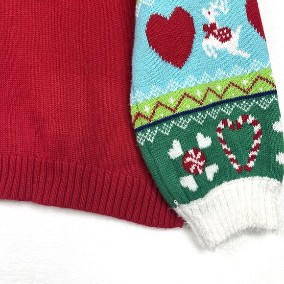 Celebrate Together Ugly Christmas Sweater MERRY PUGMAS Pullover Unisex SZ XXL - Picture 10 of 12